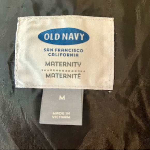 Old Navy Black Puffer Jacket with High Collar and Mid-Length Design - Picture 4 of 11